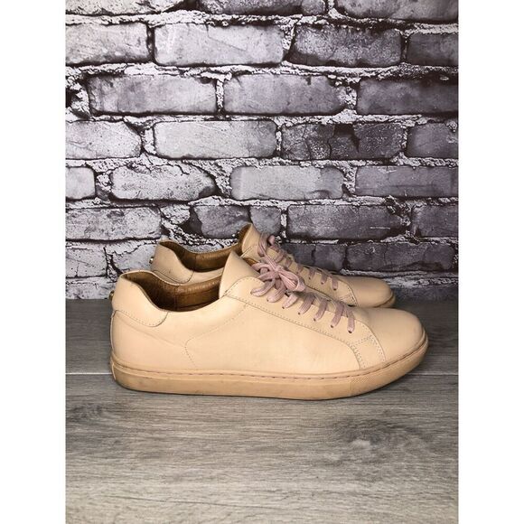 Romero And Mcpaul Dusty Pink Leather Lace Up Portugal Shoes Men’s Sz 45EU/12M US - Picture 1 of 16